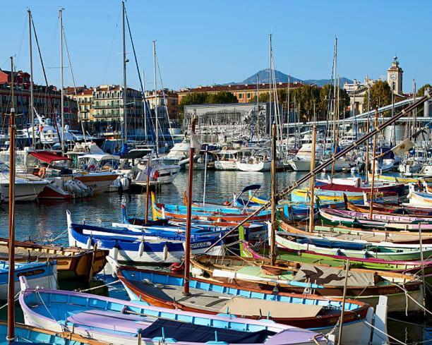Studio Neuf 25 M2, Terrasse 35 M2 Proche Port Nice, Centre Ville Eksteriør billede